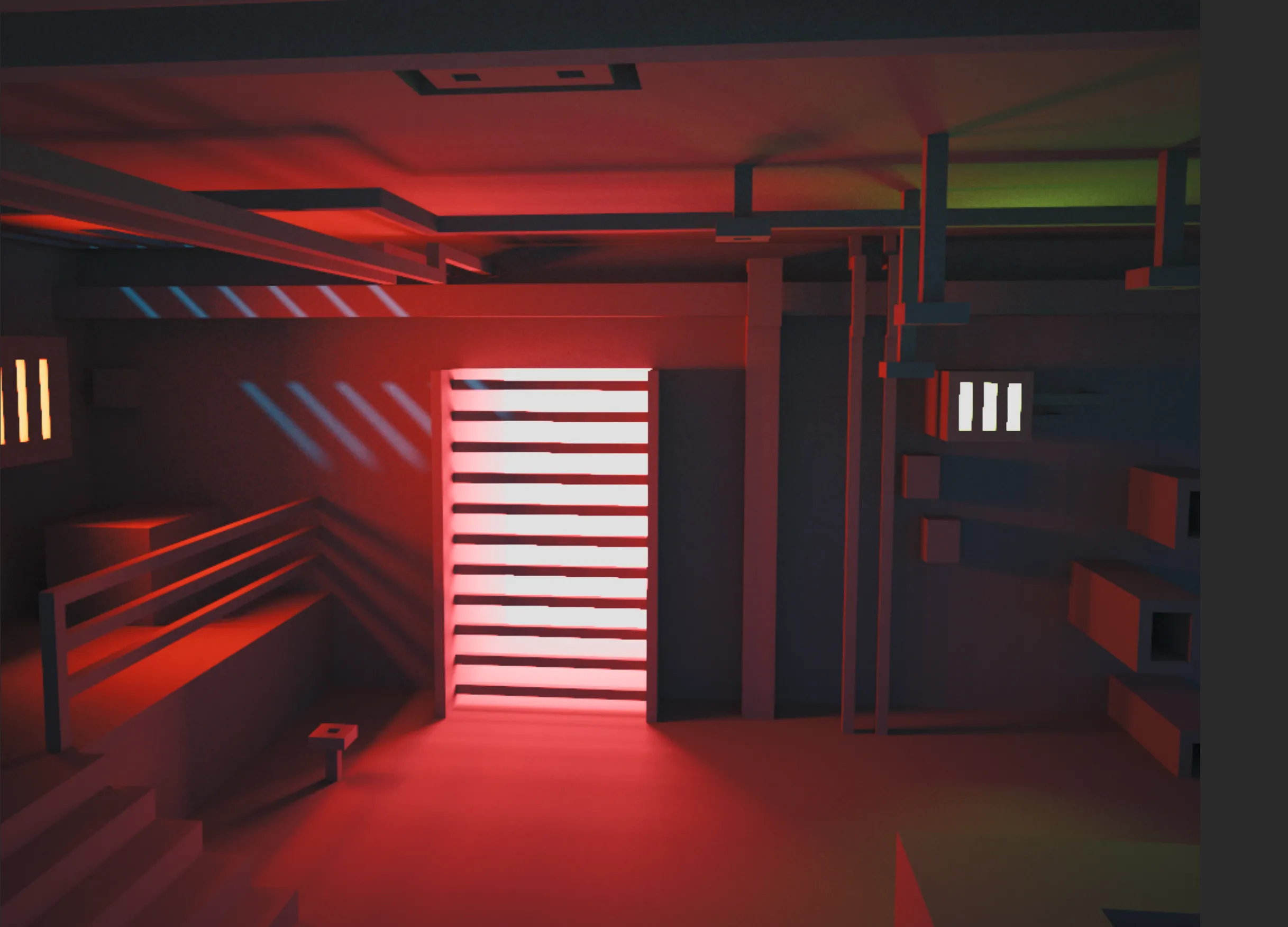 Screenshot of cube-tracing